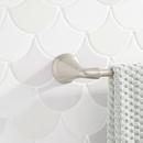 Signature Hardware Brushed Nickel 20-1/8 in. Towel Bar 