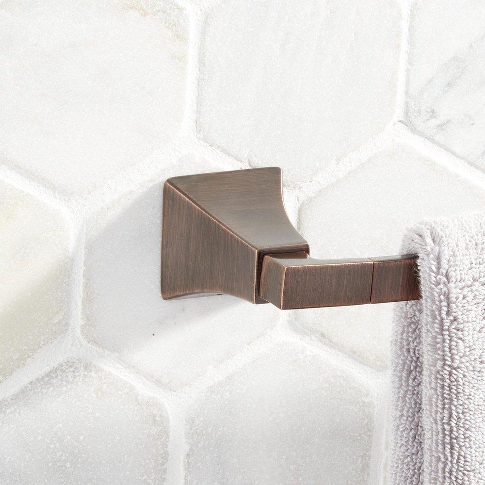 Signature Hardware Oil Rubbed Bronze 24 in. Towel Bar 
