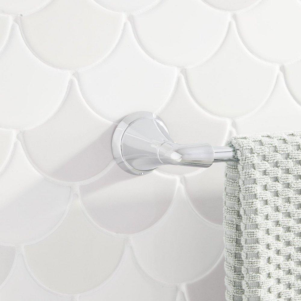 Signature Hardware Chrome 20-1/8 in. Towel Bar 