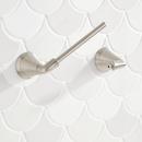 Signature Hardware Brushed Nickel Wall Mount Toilet Tissue Holder 