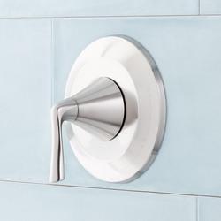 Single Handle Pressure Balancing Valve Trim in Brushed Nickel (Trim Only)