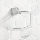 Signature Hardware Chrome Rectangular Open Towel Ring 