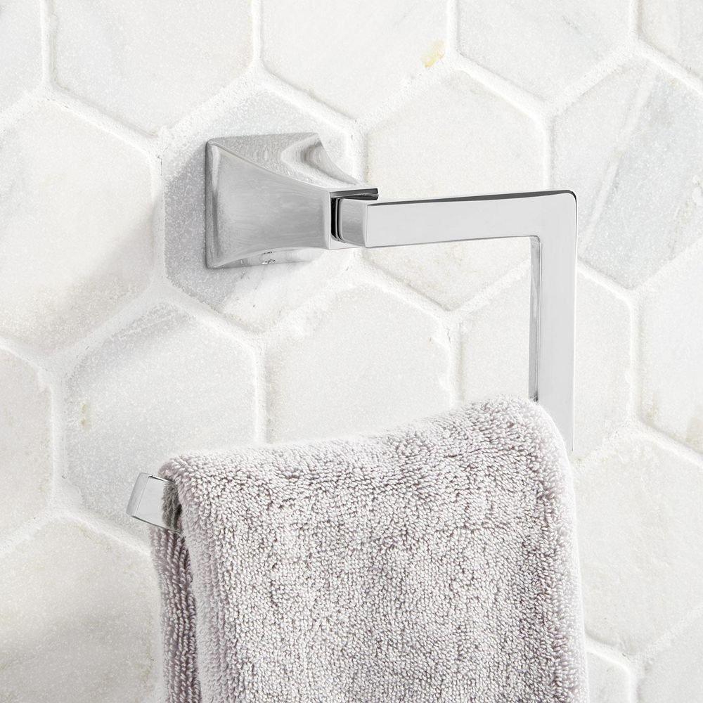 Signature Hardware Chrome Towel Ring 