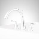 Signature Hardware Chrome Two Handle Roman Tub Faucet (Trim Only) 