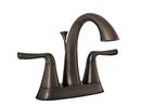Centerset Bathroom Sink Faucet with Double Lever Handle in Oil Rubbed Bronze