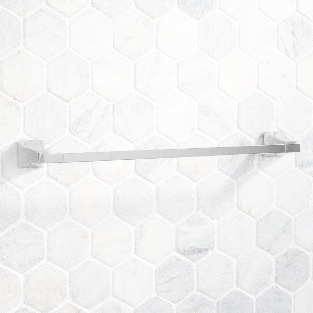 Signature Hardware Chrome 19-3/4 in. Towel Bar 