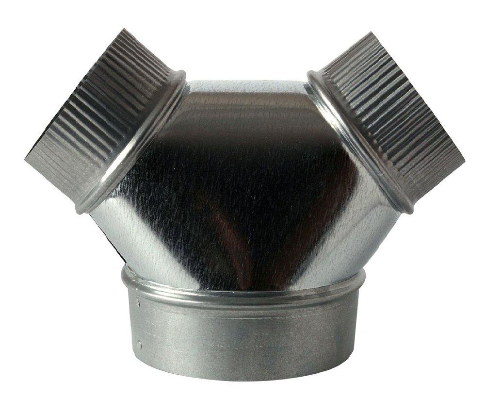 8 x 8 in. Galvanized Steel Duct Wye Branch 