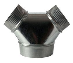 10 x 8 x 8 in. Galvanized Steel Duct Wye Branch