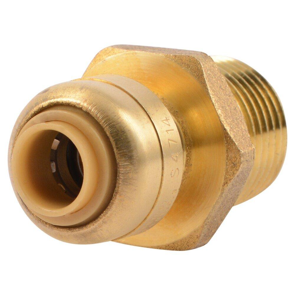 SharkBite&reg; Push-to-Connect x MNPT Global Brass Connector 