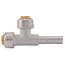 SharkBite&reg; Polished Chrome Brass Straight Stop Valve Tee Adapter 