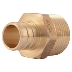 3/4 in. Brass PEX Crimp x 3/4 in. MPT Adapter