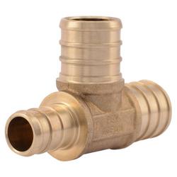 3/4 x 1/2 x 3/4 in. Brass PEX Crimp Tee