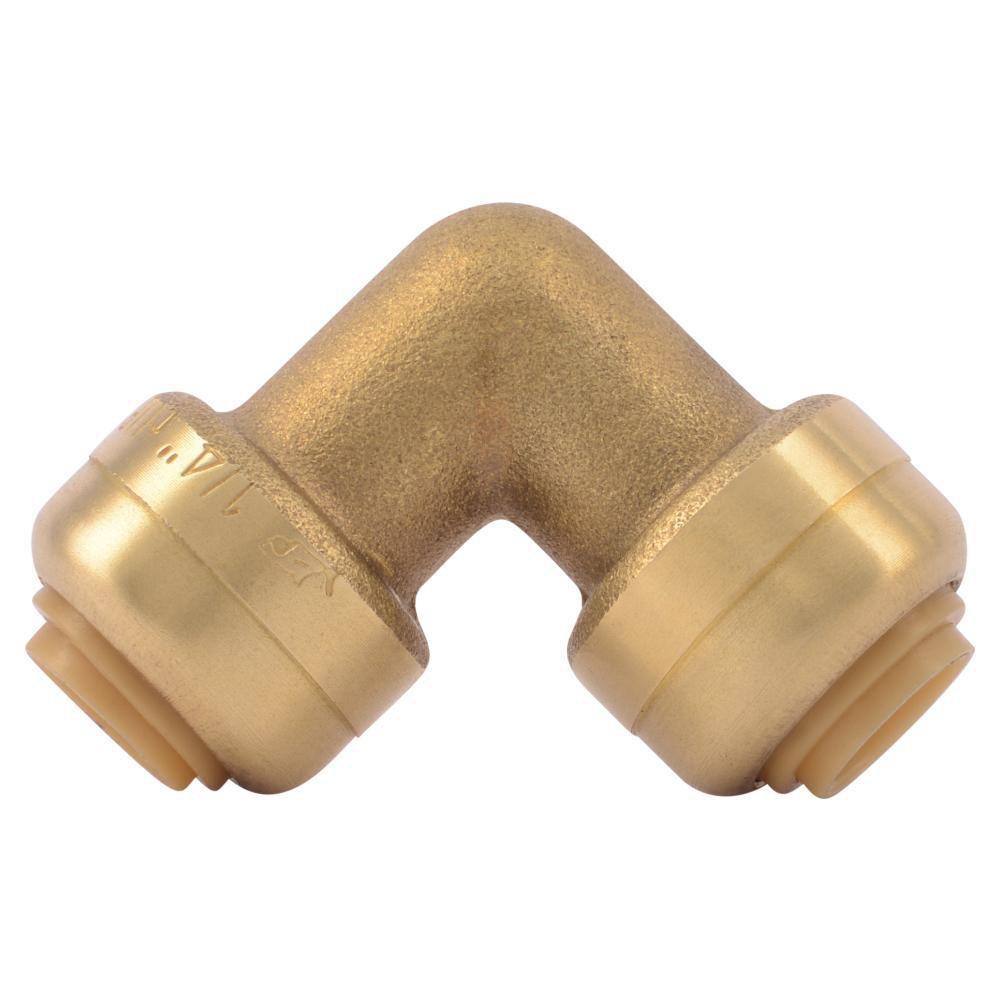 SharkBite&reg; Natural Brass Push Brass 90 Degree Elbow 