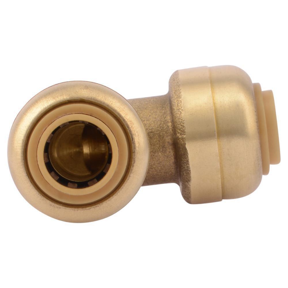 SharkBite&reg; Natural Brass Push Brass 90 Degree Elbow 