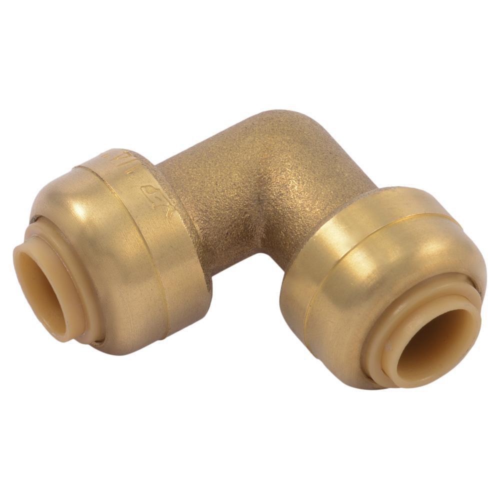 SharkBite&reg; Natural Brass Push Brass 90 Degree Elbow 