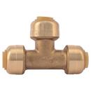 SharkBite&reg; Natural Brass Push Brass Tee 