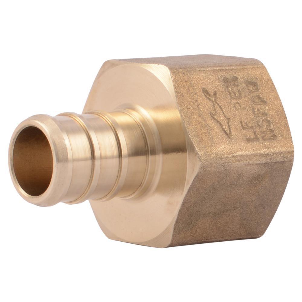 SharkBite&reg; Brass PEX Crimp x FPT Adapter 