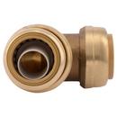 SharkBite&reg; Natural Brass Push Reducing 90 Degree Elbow 
