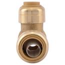 SharkBite&reg; Natural Brass Push Brass Reducing Tee 