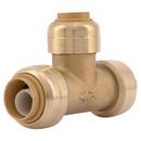SharkBite&reg; Natural Brass Push Brass Reducing Tee 
