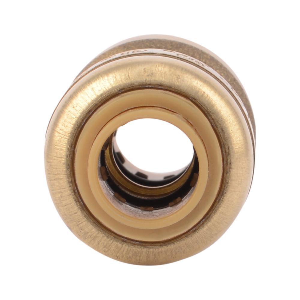 SharkBite&reg; Natural Brass Push Brass Coupling 