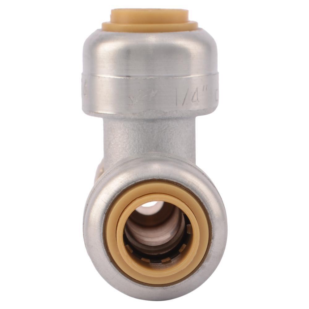 SharkBite&reg; Polished Chrome DZR Brass Push x Compression Valve Adapter 