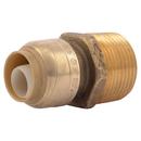 1/2 x 3/4 in. Push x MNPT Brass Reducing Connector