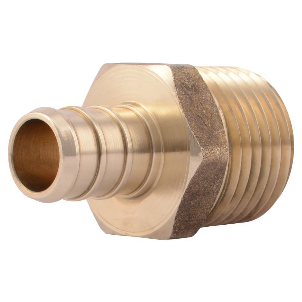 SharkBite&reg; Brass PEX Crimp x MPT Adapter 
