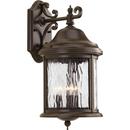 Progress Lighting Antique Bronze 16-1/2 in. 60W 3-Light Wall Lantern 