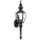 Progress Lighting Black 1 Light 100W Outdoor Wall Torch Lantern 24-1/2 in. 