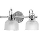 Progress Lighting Polished Chrome 100W 2-Light Medium Base Bracket 
