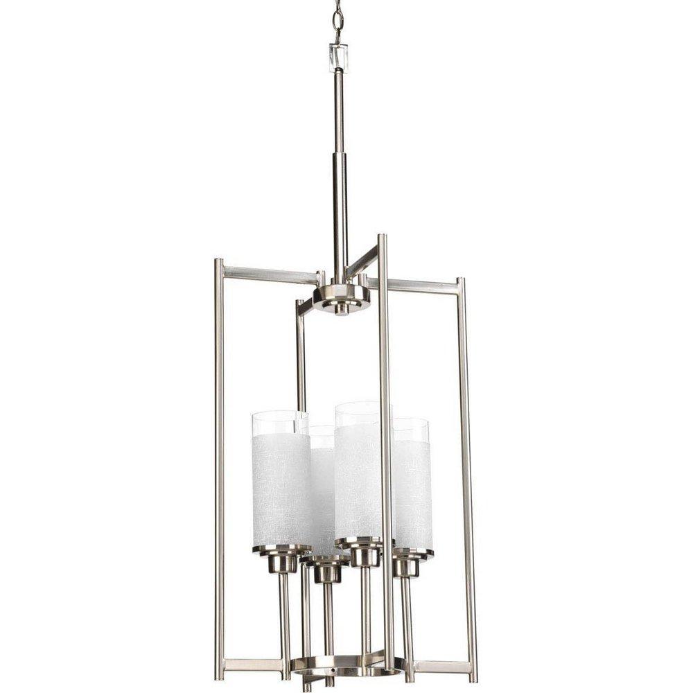 Progress Lighting Brushed Nickel 4 Light 100W Pendant 