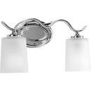 Progress Lighting Polished Chrome 6-7/8 in. 100W 2-Light Medium Bracket 