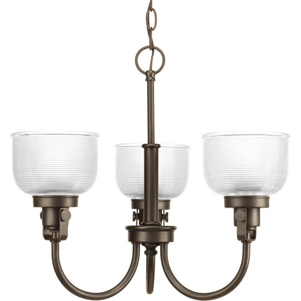 Progress Lighting Venetian Bronze 100W 3-Light Medium Base Incandescent Chandelier 