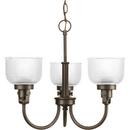 Progress Lighting Venetian Bronze 100W 3-Light Medium Base Incandescent Chandelier 