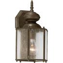 Progress Lighting Antique Bronze 12-1/2 x 7 in. 100W 1-Light Outdoor Wall Lantern 