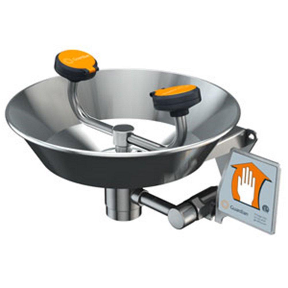 Guardian Equipment Stainless Steel Wall Mount Eye and Face Wash 