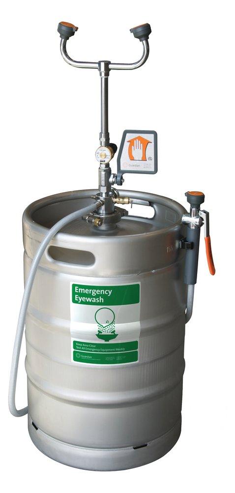 Guardian Equipment Chrome Plated Portable Eye Wash Unit 