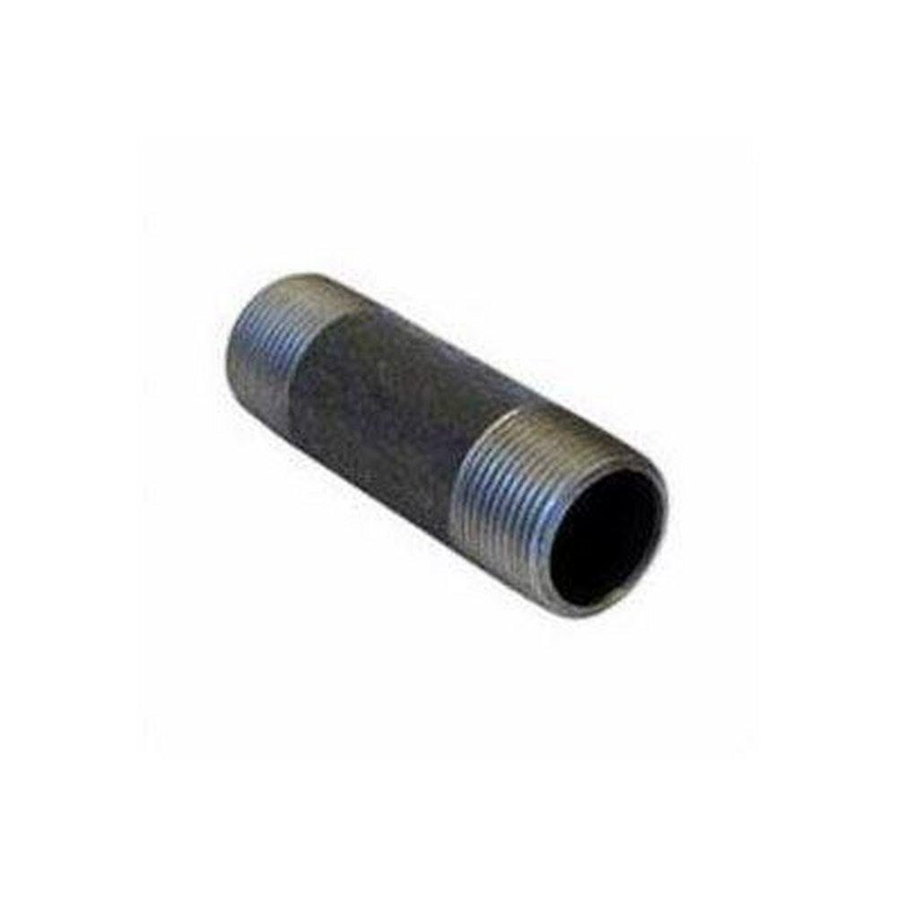 18 in. MPT Schedule 40 Welded Black Carbon Steel Ready Cut Pipe 