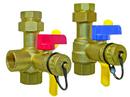 Webstone a brand of NIBCO Iron Pipe Size Isolation Valve Kit with 30 PSI Relief Valve 
