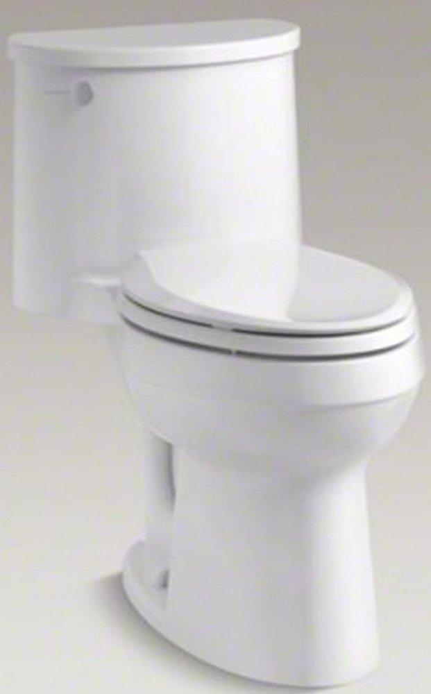 KOHLER White 1.28 gpf Elongated One Piece Toilet 