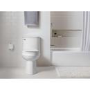 KOHLER White 1.28 gpf Elongated Floor Mount One Piece Toilet 