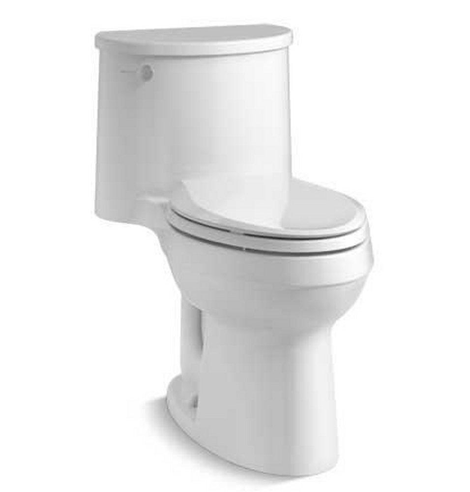 KOHLER White 1.28 gpf Elongated One Piece Toilet 