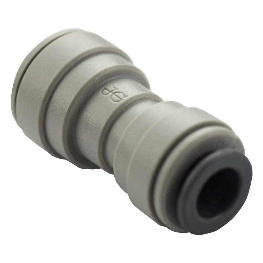 John Guest Grey OD Tube 150# Acetal Copolymer Reducing Bulkhead Union Connector in Grey 