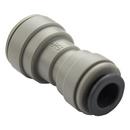 3/8 x 5/16 in. OD Tube 150# Acetal Copolymer Reducing Bulkhead Union Connector in Grey