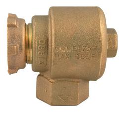 3/4 in. Meter Yoke x FIP Brass Check Valve