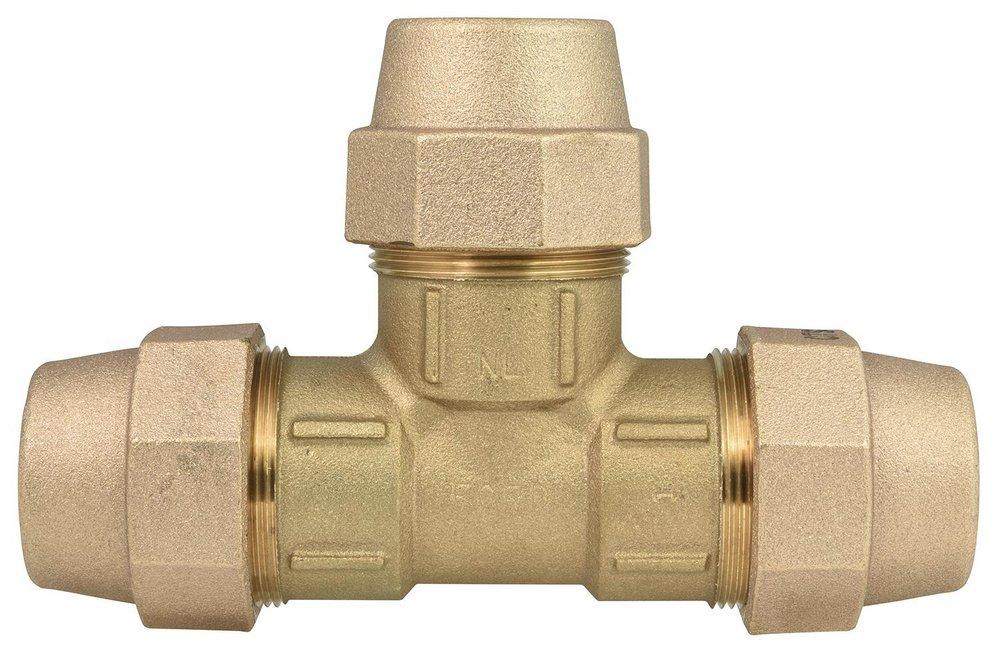 Ford Meter Box Grip Joint Brass Tee 