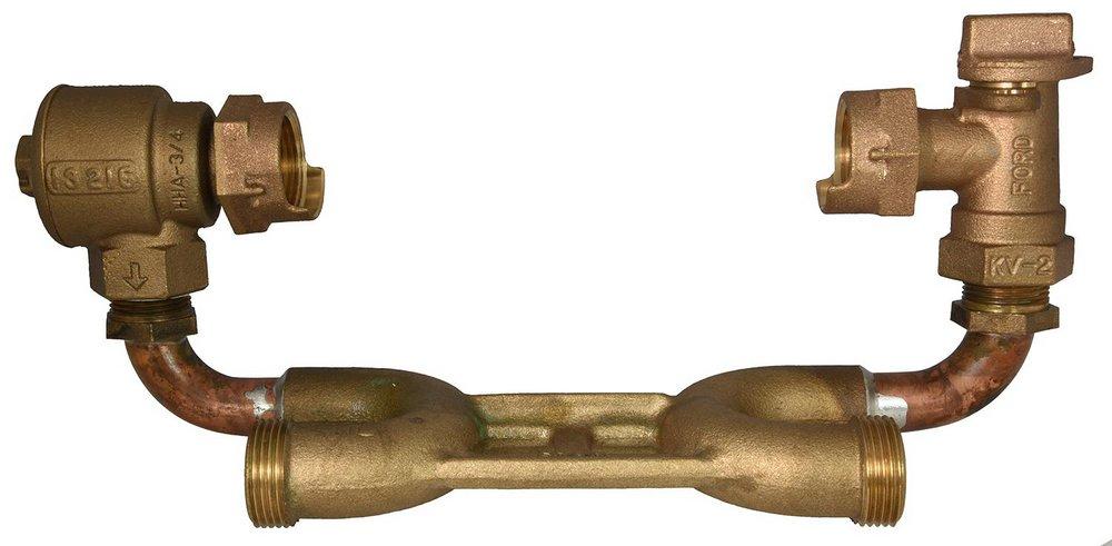 Ford Meter Box 5/8 x 3/4 in. Meter Thread Brass Water Service Resetter 