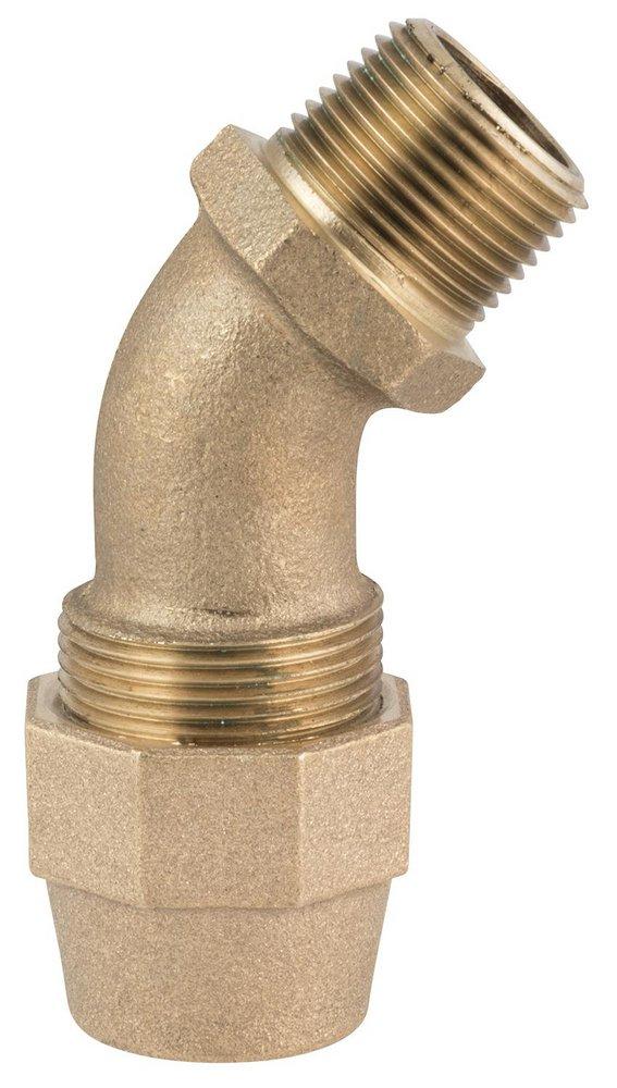 Ford Meter Box MIPT x Grip Joint 45 Degree Bend 