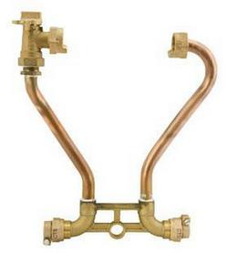 3/4 in. CTS Pack Joint Copper Straight Meter Setter